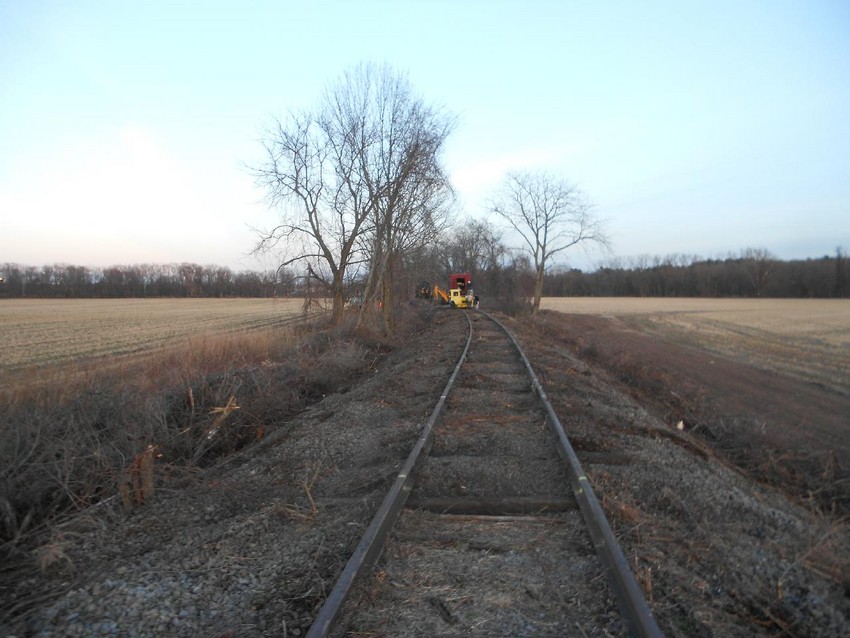 Photo of CMRR Track Crew Nears Route 209