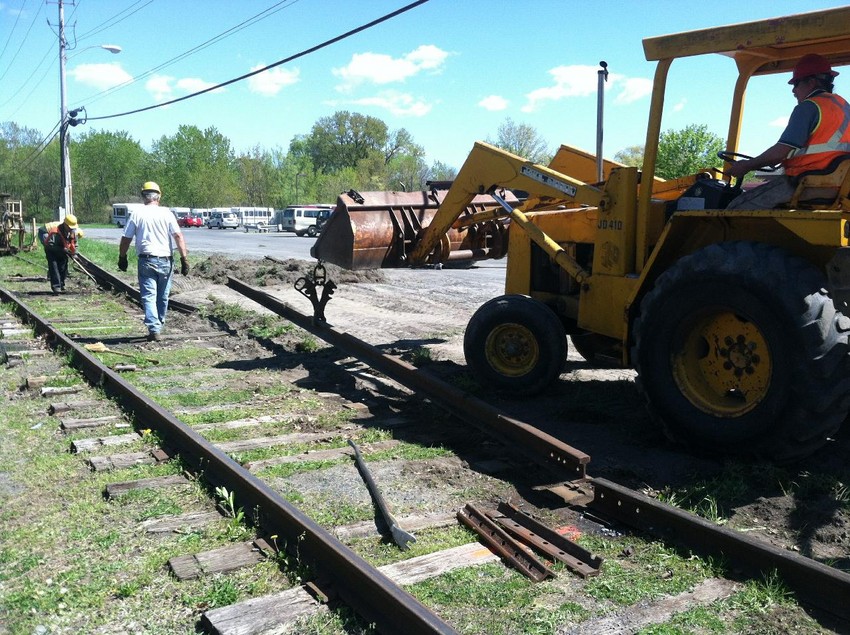 Photo of Replacing Rail at Westbrook Lane