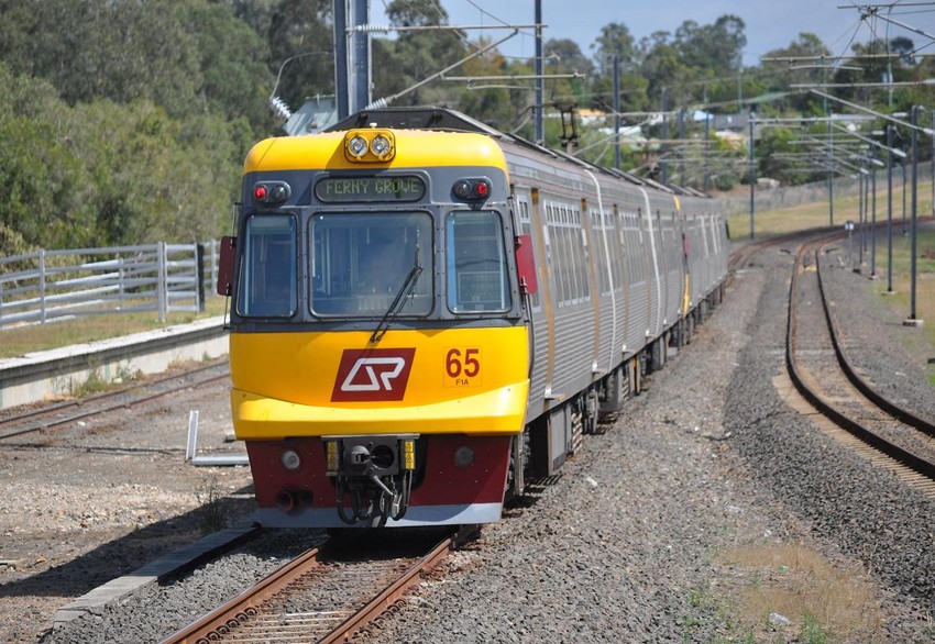 Photo of QR EMU,s 48/62 Just Departed For Brisbane.