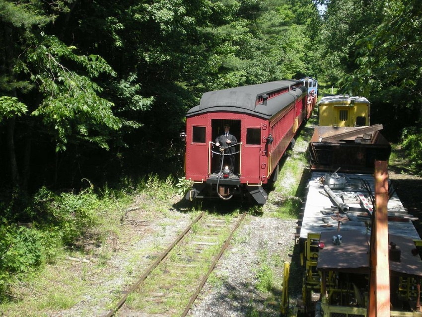 Photo of CMRR Scenic Train Passing Longyear Siding MP 24.75