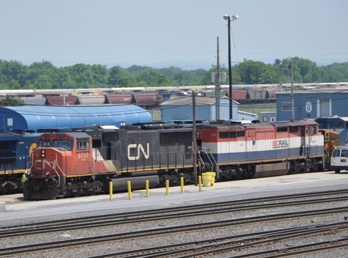Photo of Selkirk, NY CN & BC Rail visitors