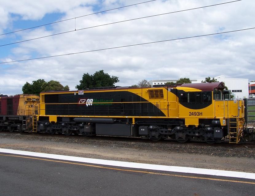 Photo of Aurizon 2493 Seen Here As Tailing Unit.