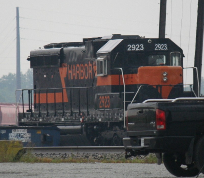 Photo of IHB SD20 at the Hammond, IN roundhouse