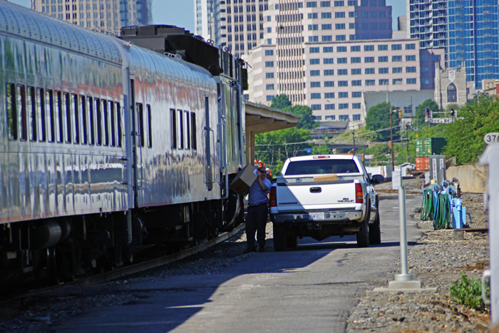 Photo of Baggage gets unloaded from Train #73