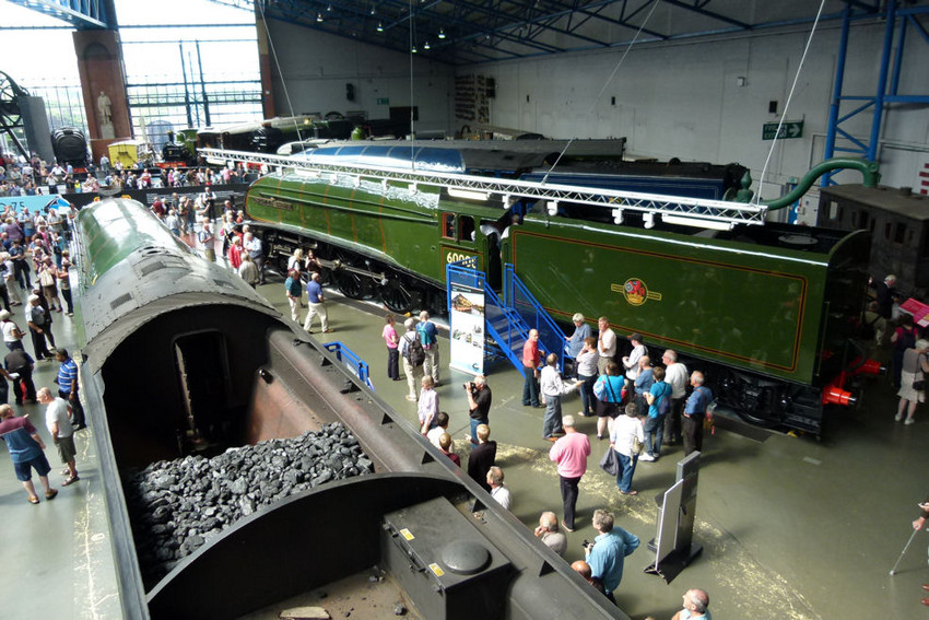 Photo of Three of the six Gresley A4 Pacifics