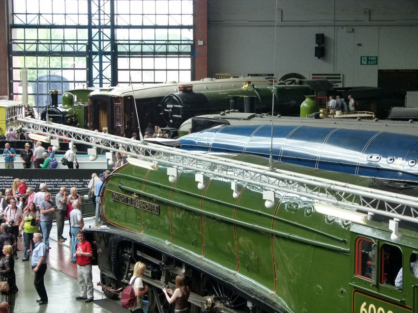 Photo of Two of the six Gresley A4 Pacifics