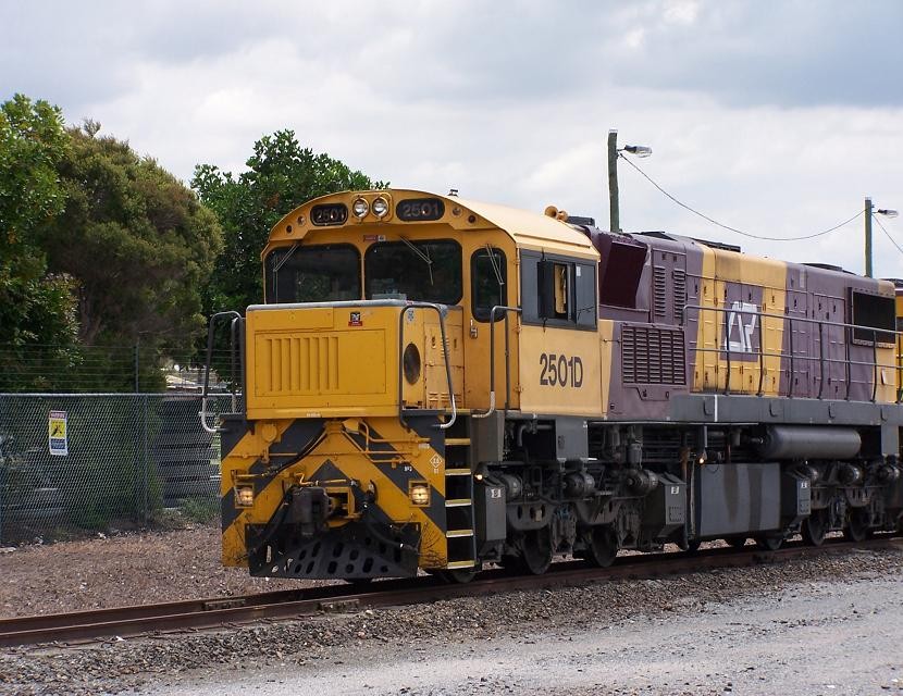 Photo of Aurizon 2501 Resting While Unloading.