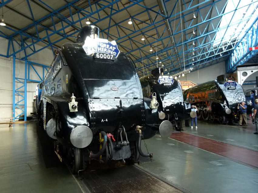 Photo of The same three Gresley A4s