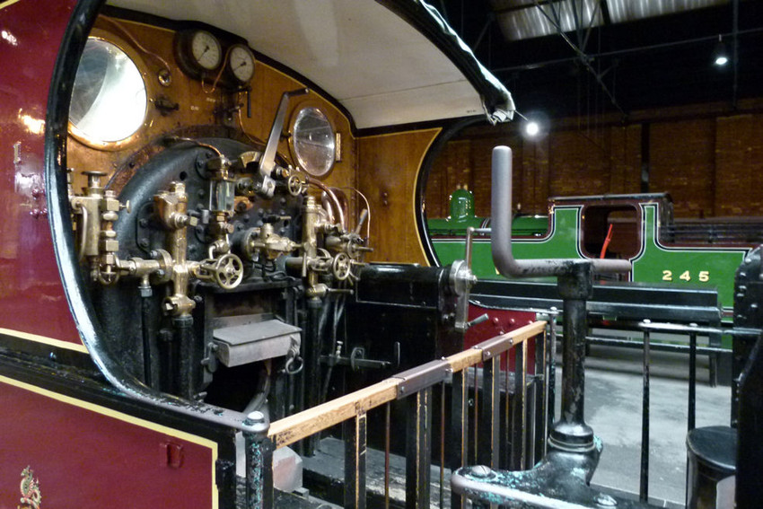 Photo of A view of the footplate