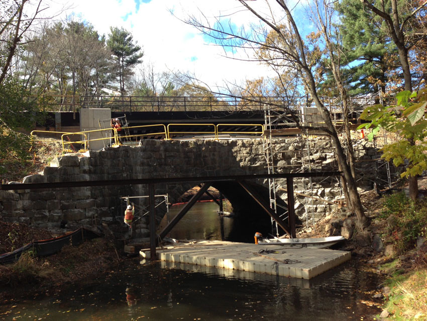 Photo of Andover Double Track  Project Lupine Rd Bridge
