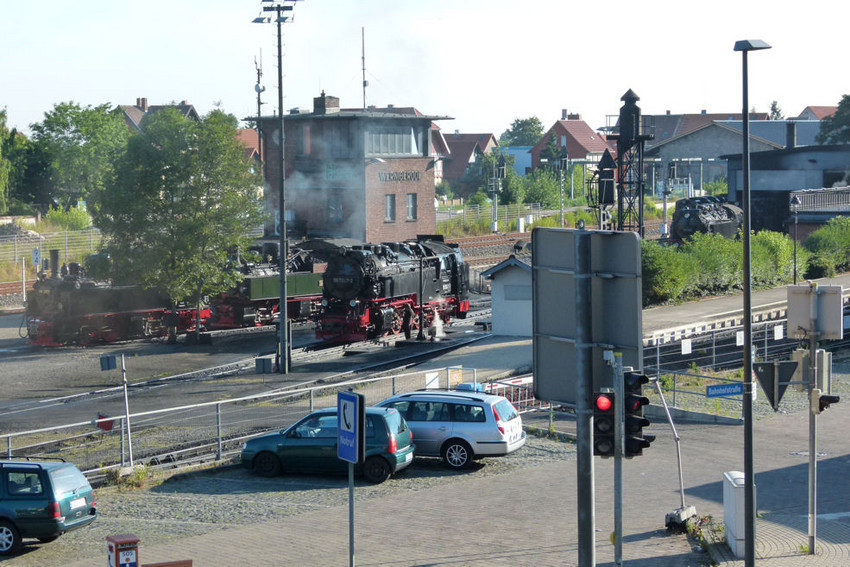 Photo of An early morning shot of the yard at Wernigerode