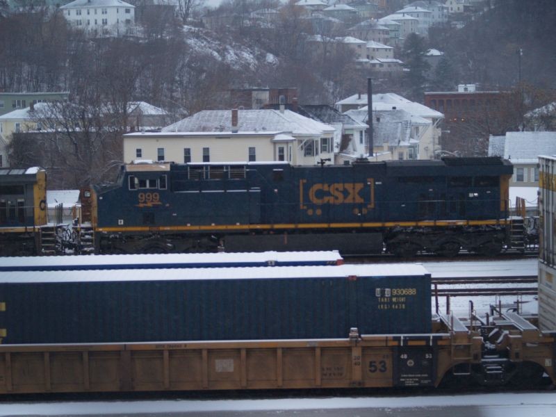 Photo of CSX#999 Worcester, MA 12/26/13