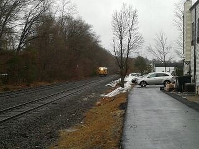 Photo of Sperry Rail Car passing through Wellesley.