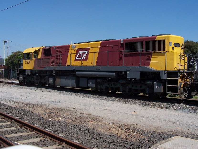 Photo of Aurizon 2123 Delivering Live Beef For Export.