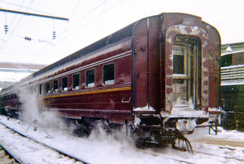 Photo of Pennsy Sleeper in the Snow