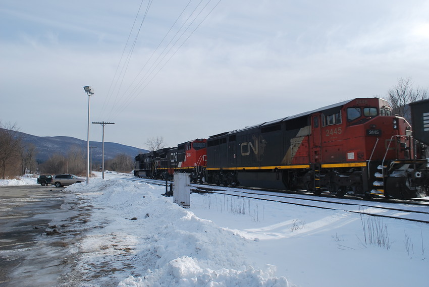 Photo of panam loaded coal train with cn & ns power