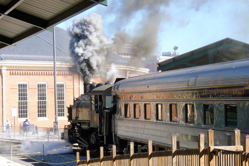 Photo of Steam at the B&O Museum