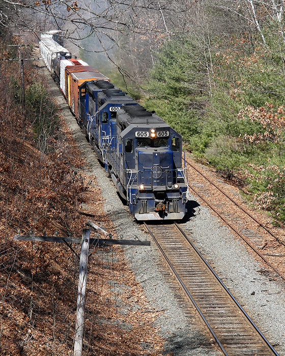 Photo of EDMO westbound at Tower Road in Greenfield, MA