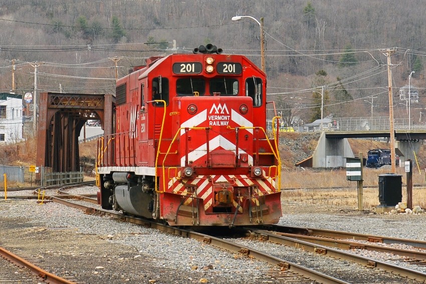 Photo of GMRC Bellows Falls Switcher 4/7/14