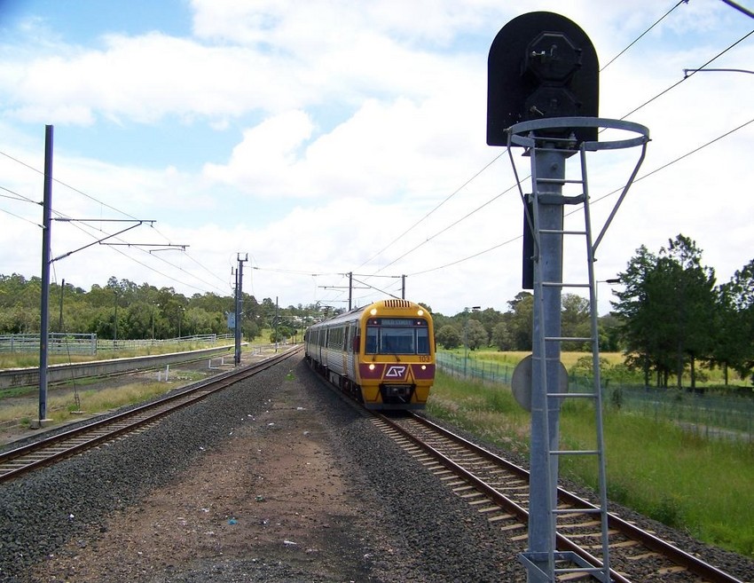 Photo of QR/IMU 103 About To Pass Holmview Gold Coast Bound.