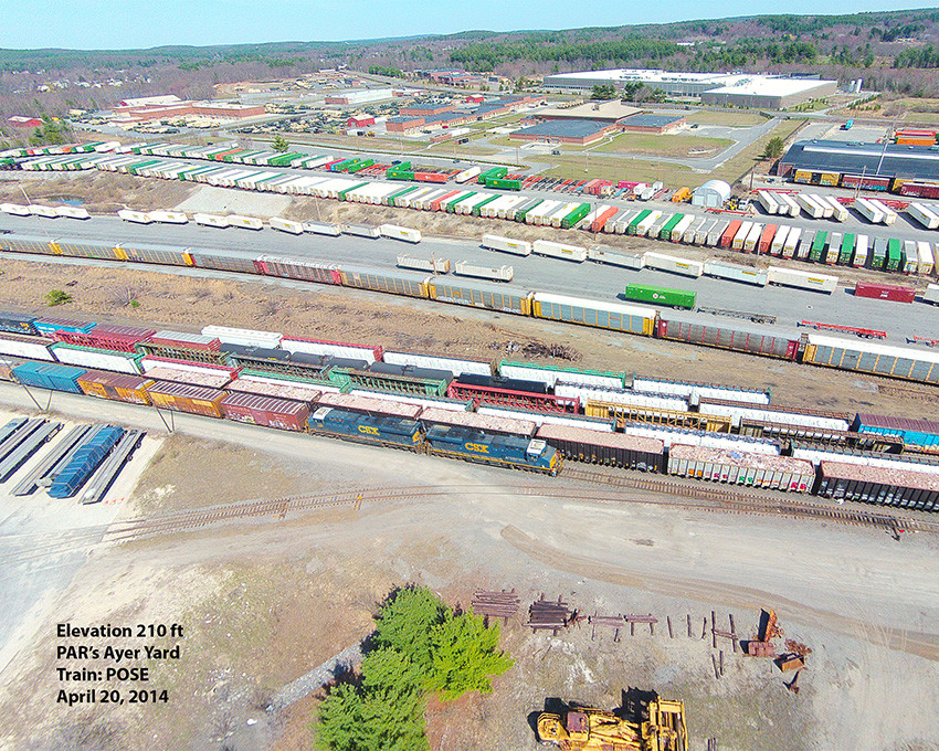Photo of Aerial view of POSE with CSX #751 @ Ayer Yard