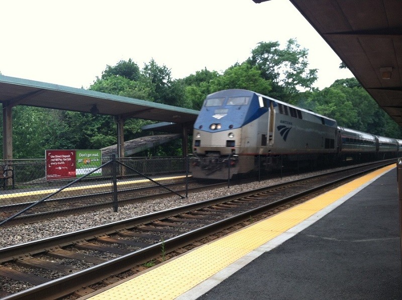 Photo of Downeaster heading North