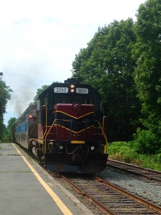 Photo of The Cape Cod Central Railroad's Shoreline Excursion Train On July 19th, 2014