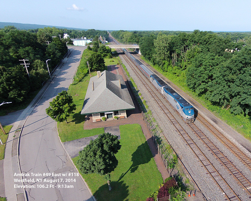 Photo of Amtrak Train #49 @ Westfield, NY
