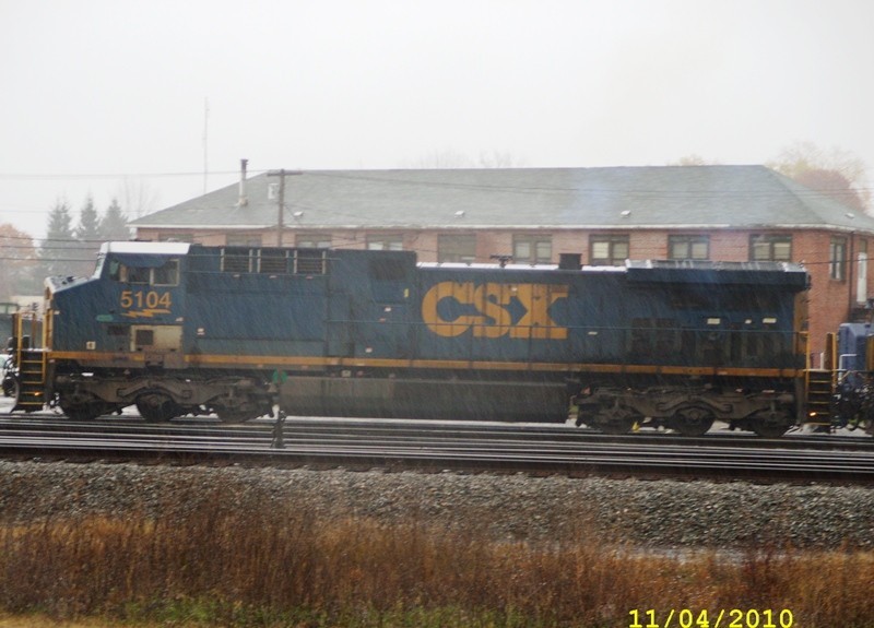 Photo of CSX#5104 is one of many of the 5100's to Rigby on SEPO