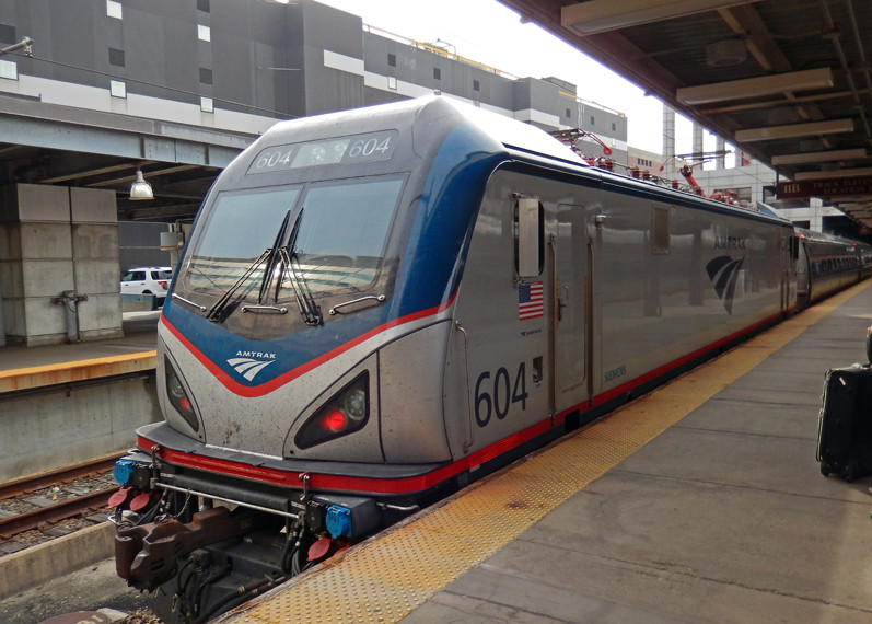 Photo of New Amtrak power at South Station