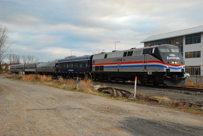 Photo of Amtrak Office Car train Springfield MA