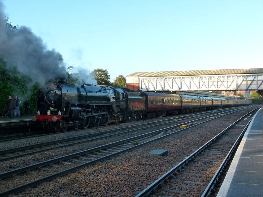 Photo of Oliver Cromwell at Newbury station