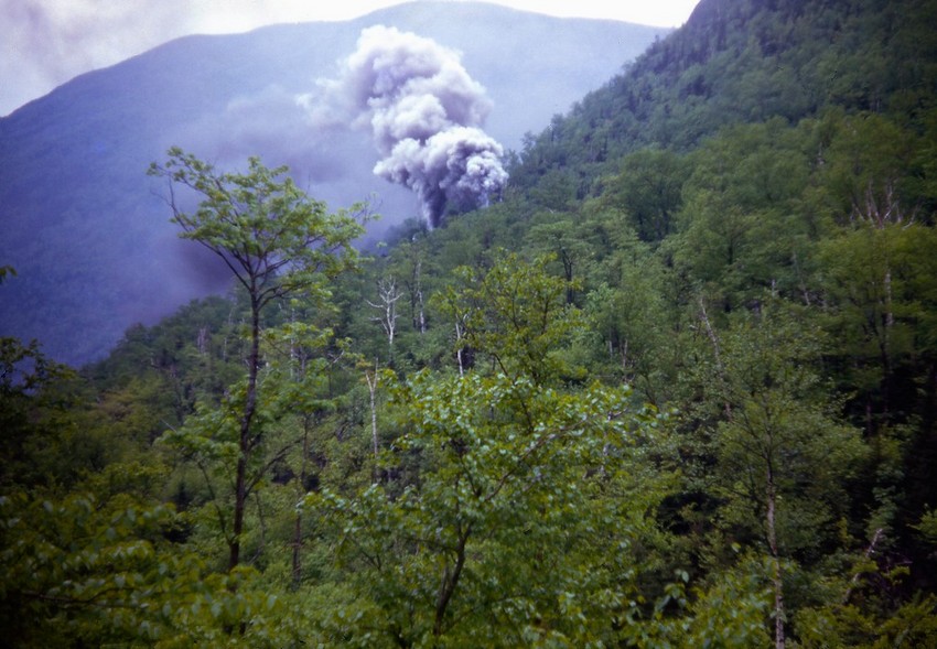 Photo of Double Headed Steam Through Crawford Notch 1949