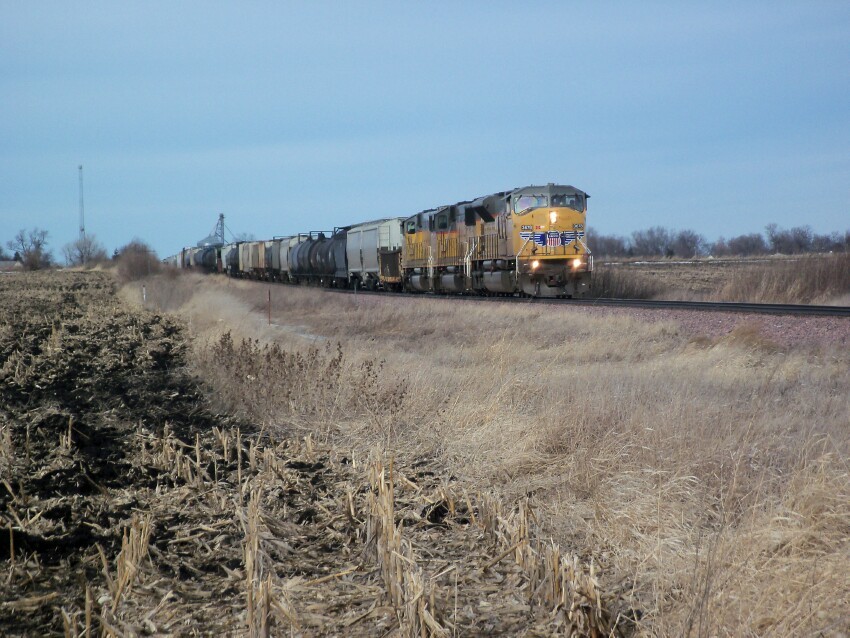 Photo of SD9043AC Coming out of Elkhart, IA