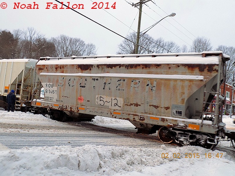 Photo of SOU Railcar on Housatonic Railroad NX13's Train