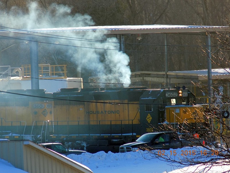 Photo of Housatonic Railroad GP35m #3602 Smokes It Up!!