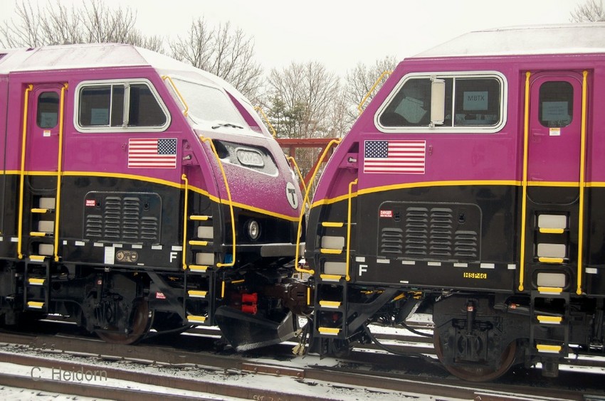 Photo of HSP46's for MBTA