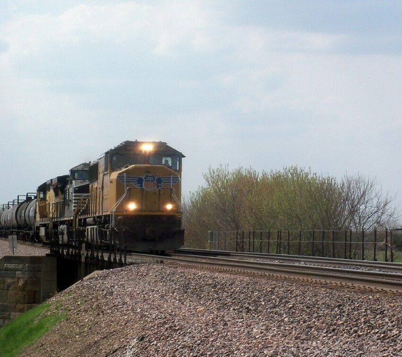Photo of UP and NS Mixed Freight Train