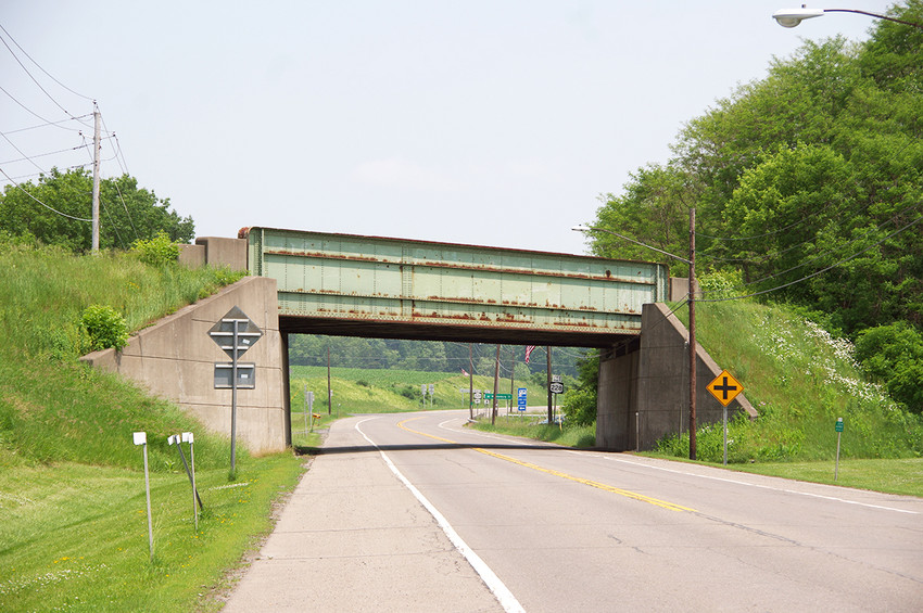 Photo of Abandoned Lehigh Valley RR Bridge at Odessa, N.Y.