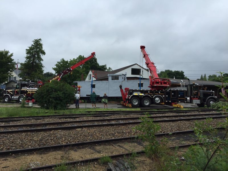 Photo of Moving caboose Laconia NH