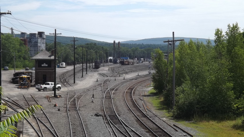 Photo of View from Railfan Bridge in Deerfield