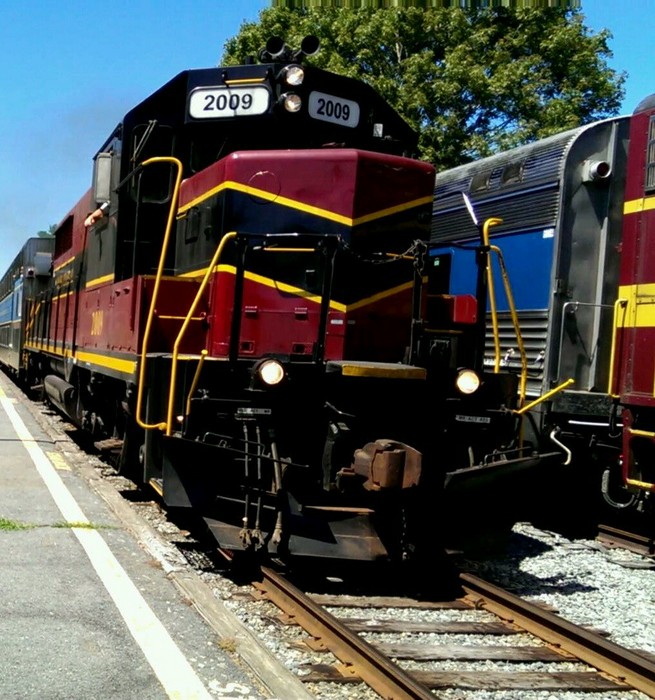 Photo of The Cape Cod Central Railroad's Shoreline Excursion Train On August 14th, 2015