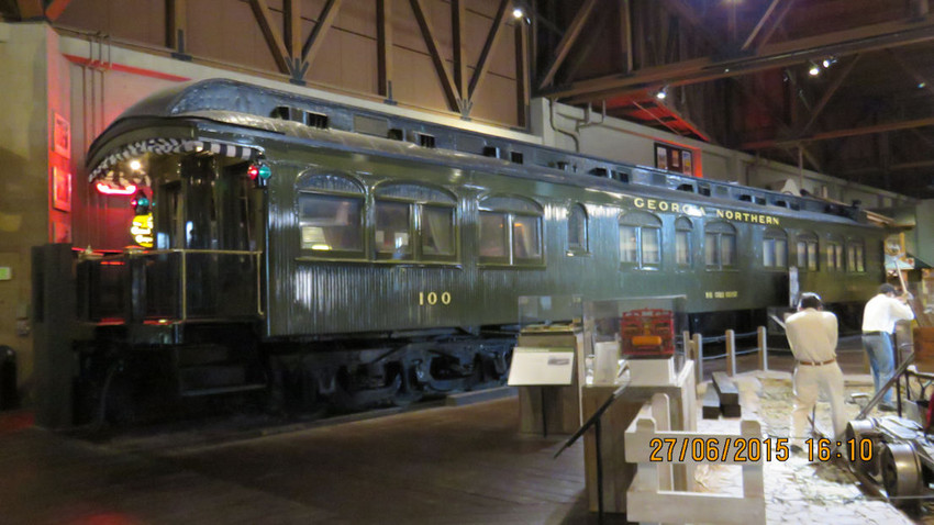 Photo of Georgia Northernprivate car #100 Gold Caost