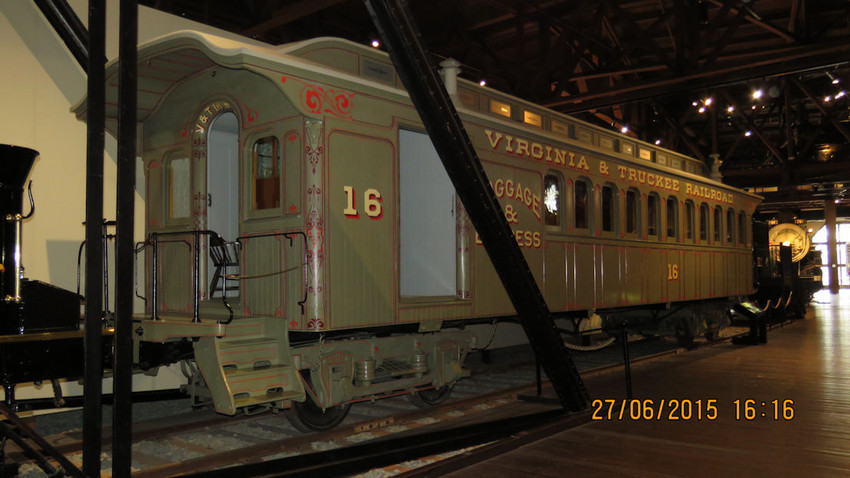 Photo of Virginia & Truckee Railroad Cobination car #16