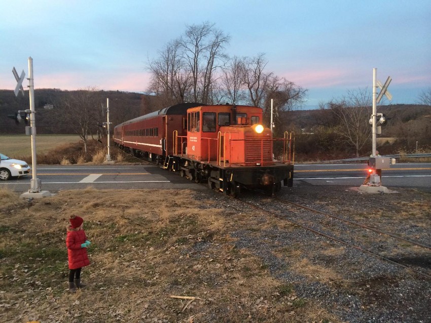 Photo of CMRR Polar Express Crossing Route 209