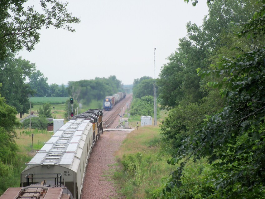 Photo of Local Turn Job and A UP Mixed Freight
