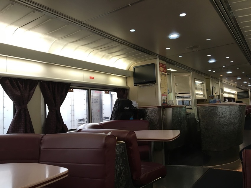 Photo of Sleeping Car Lounge on the Auto-Train