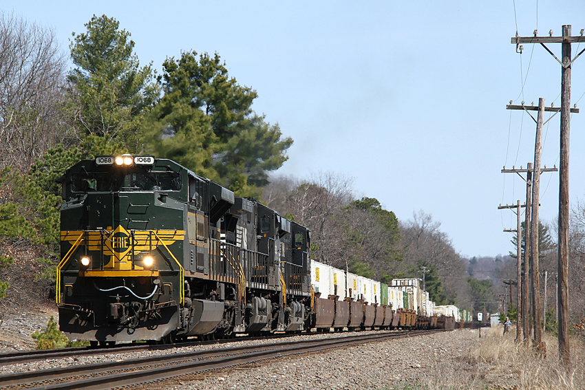 Photo of 23K westbound @ Shirley with Erie #1068