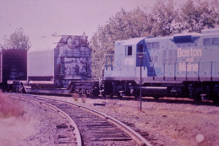Photo of High and Wide load,west wye,Ayer,Mass Fall 1981.