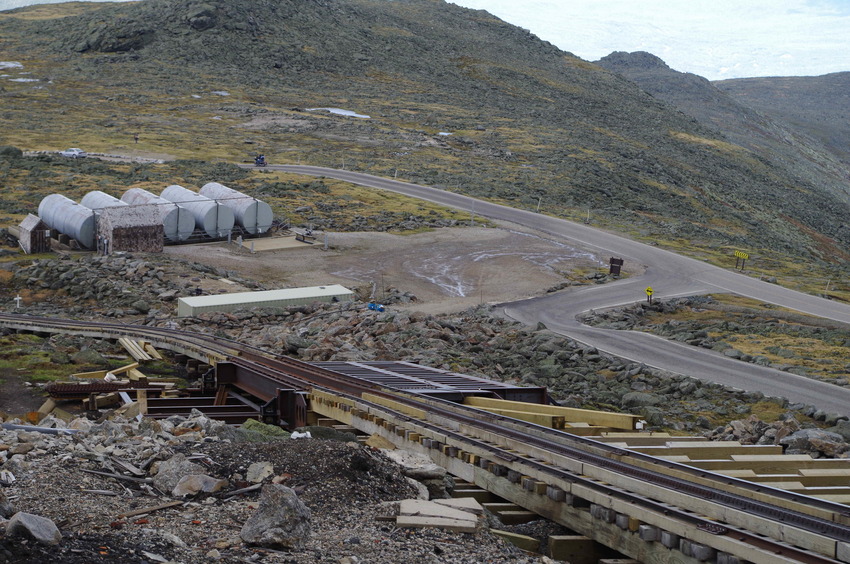 Photo of New Cog Railway Switch at Summit of Mt Washington